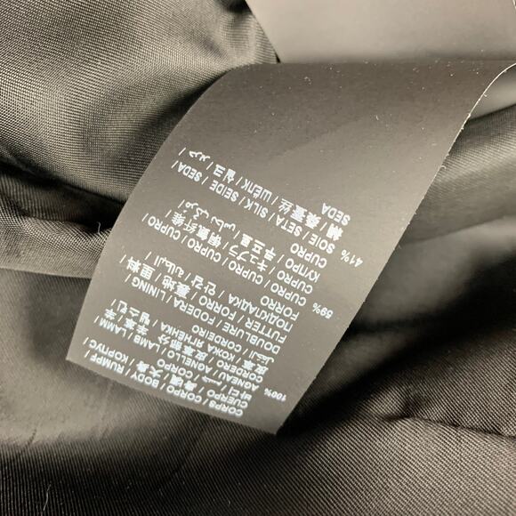 SAINT LAURENT Size 2 Black Lamb Skin Pencil Skirt - Picture 5 of 6